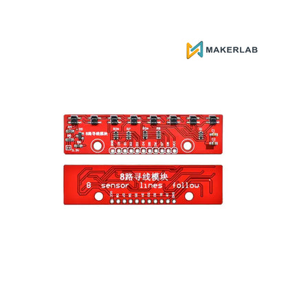 8 Channel Infrared Detection Tracing Photoelectric Sensor
