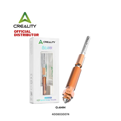Creality Unicorn Quick-Swap 0.4mm 0.6mm 0.8mm Nozzle Kit for K2 Plus, Hi 3D Printer