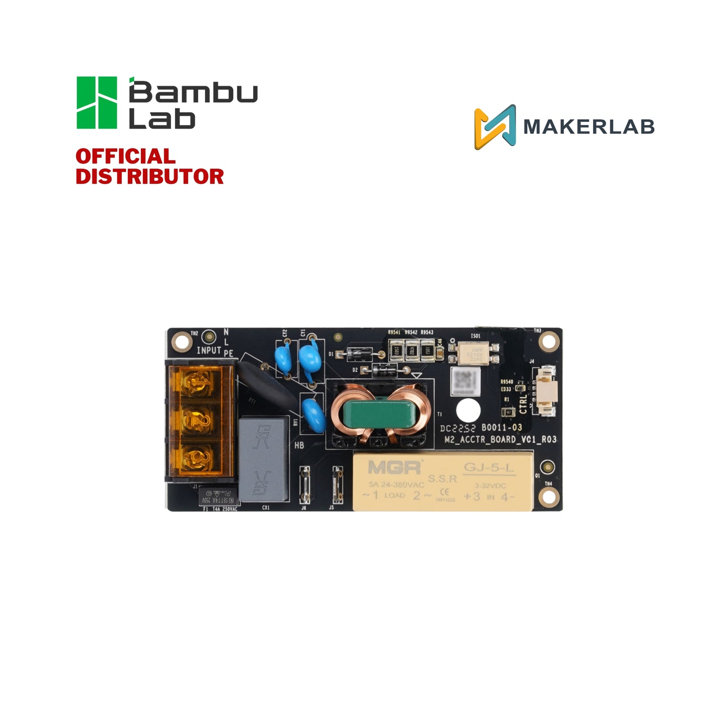 Bambu Lab AC Board for X1 and P1 Series DLB017