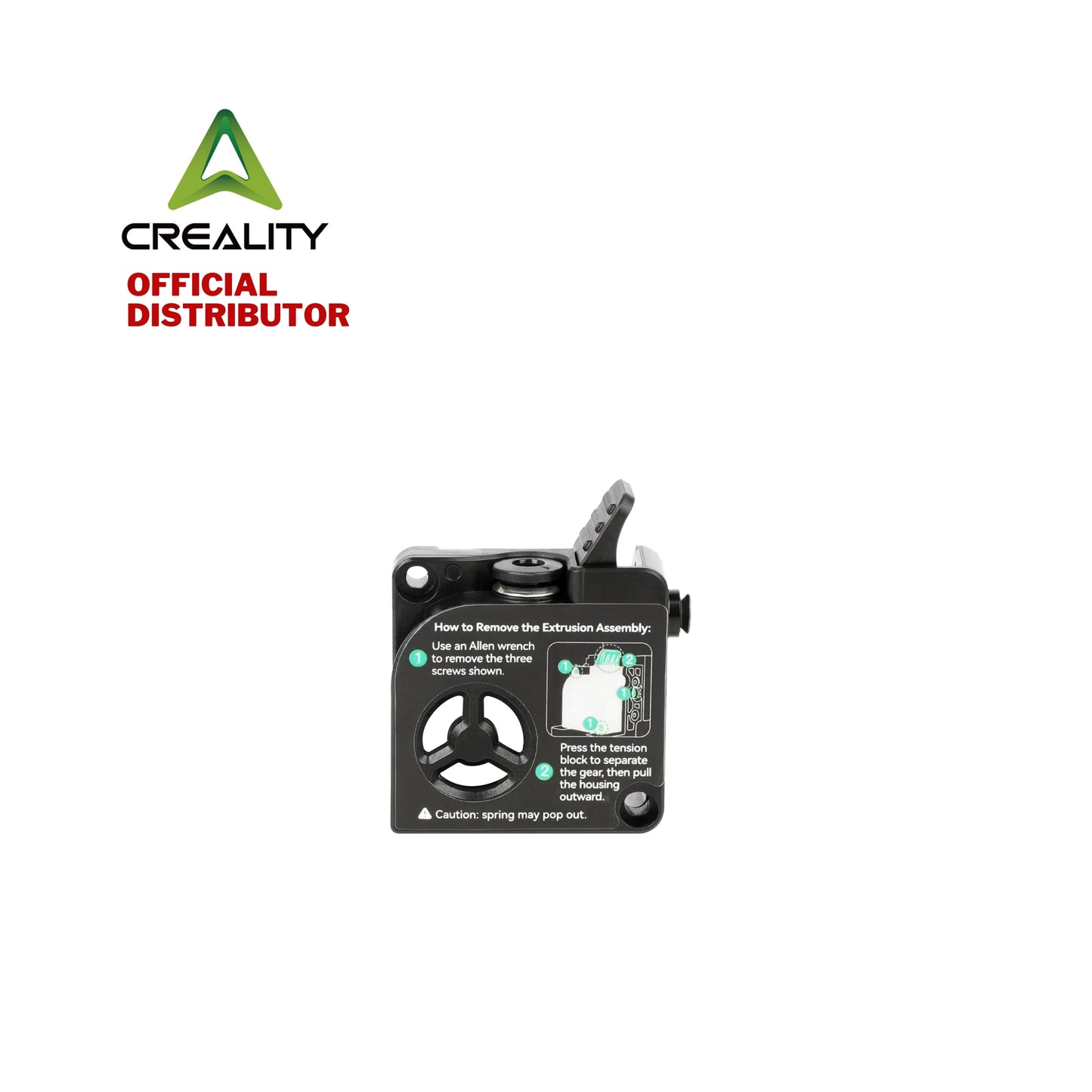 Creality K2 Series Extruder Front Shell Kit
