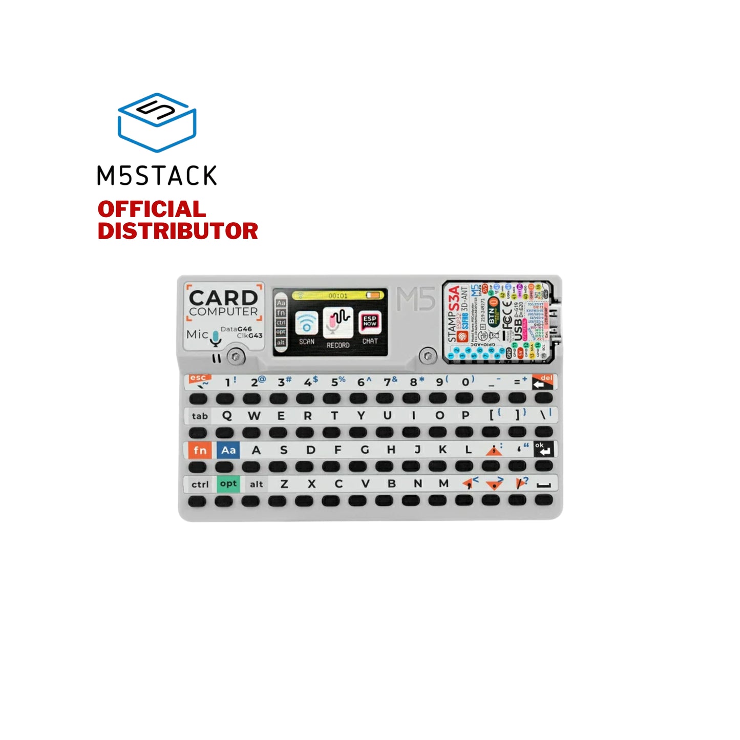 M5Stack Cardputer Kit with M5StampS3A V1.1