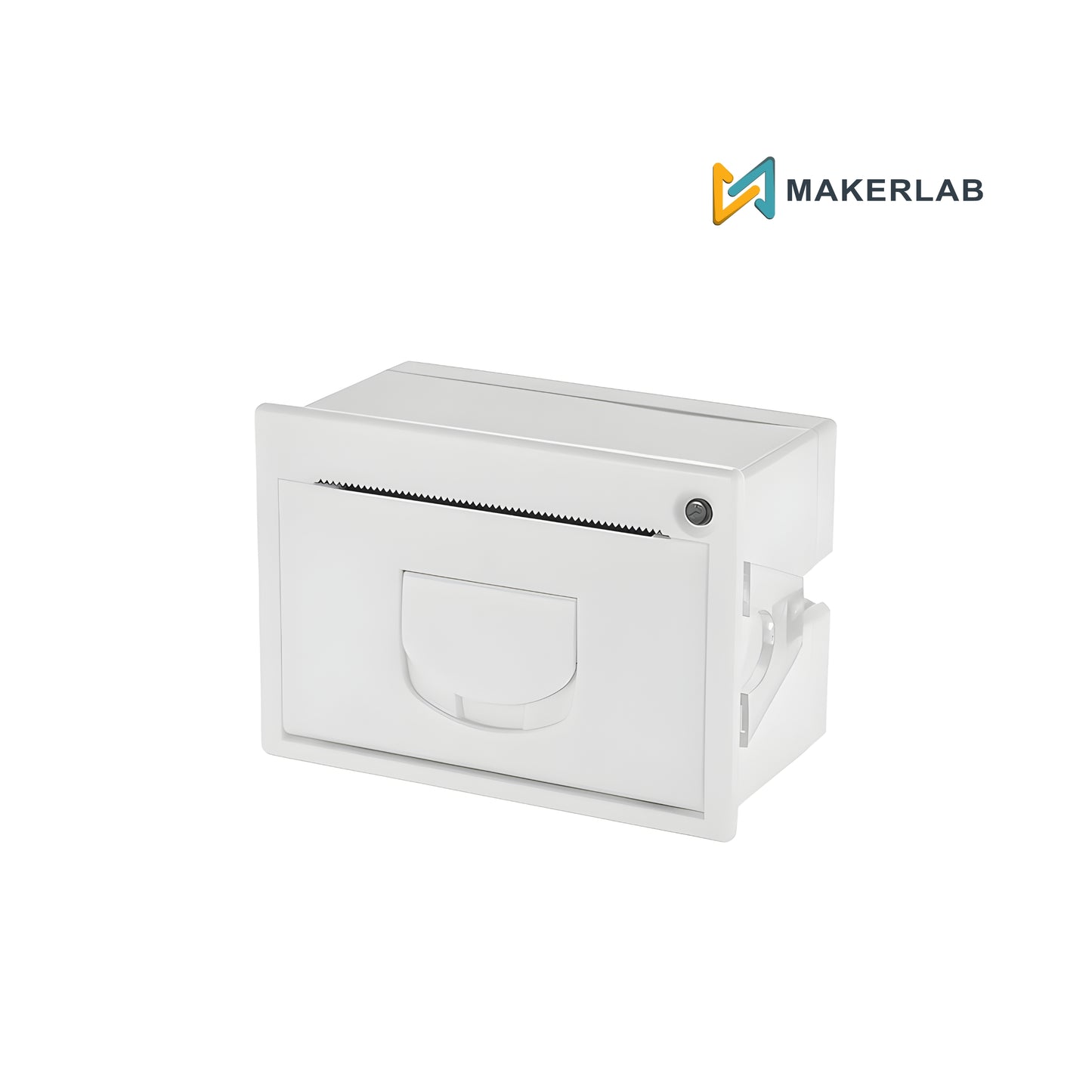 QR204 58mm TTL+USB Mini Panel Thermal Printer with Thermal Paper (White)