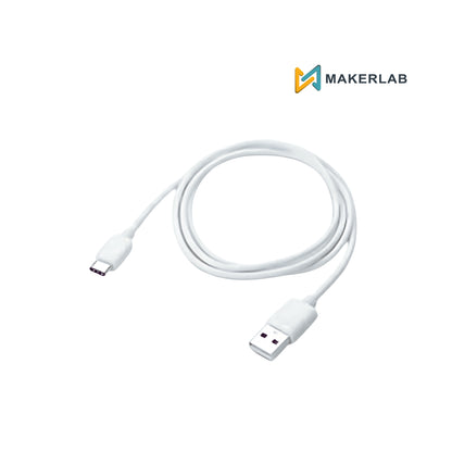 USB Type-C Data Cable 1m (White) for Arduino UNO R4 Wifi
