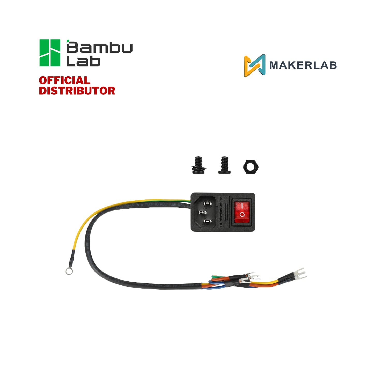 Bambu Lab Power Switch Assembly for X1 & P1 Series