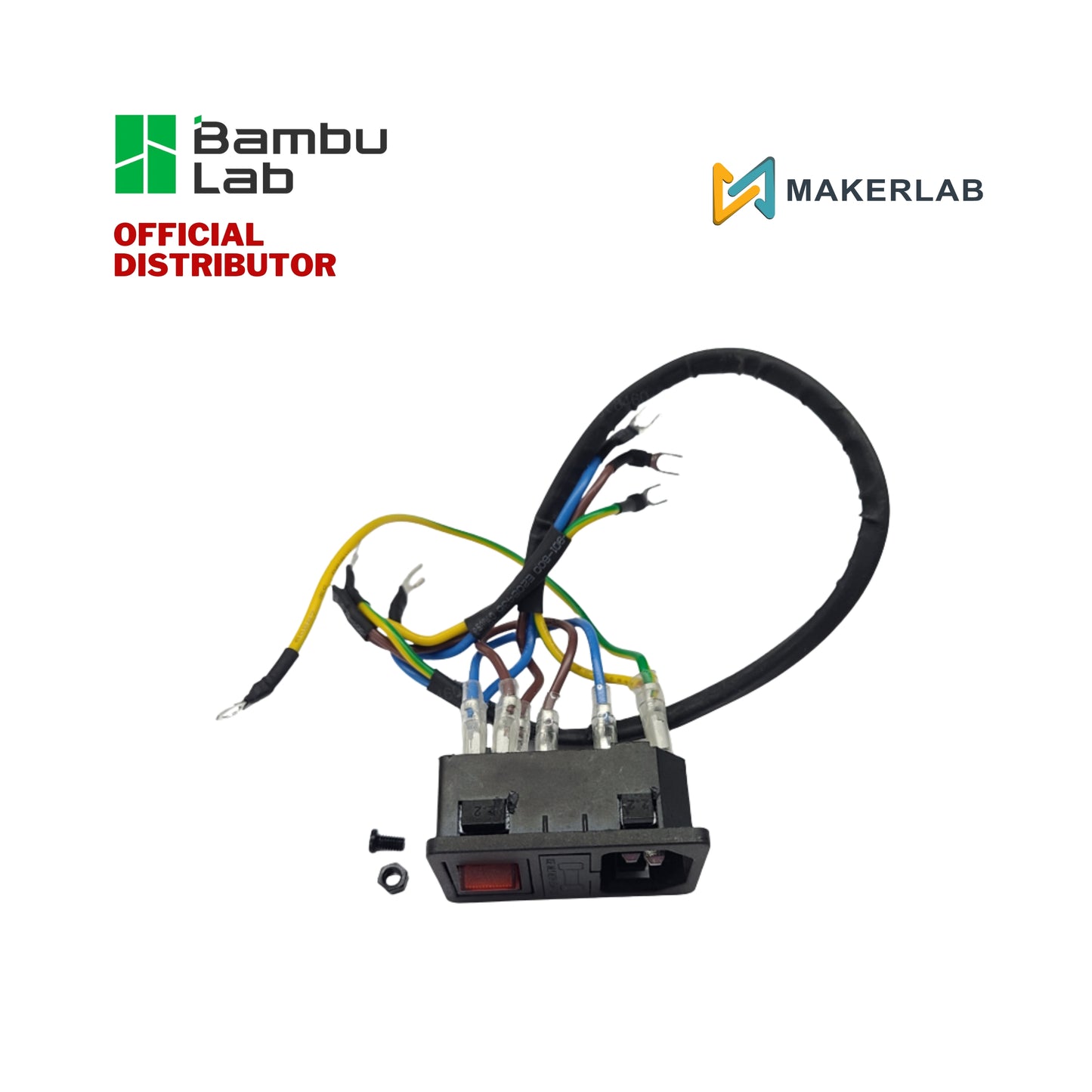 Bambu Lab Power Switch Assembly for X1 & P1 Series