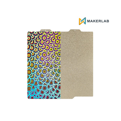 184*184mm Double Sided Holographic Effect Sheet Plate for Bambu Lab A1 Mini