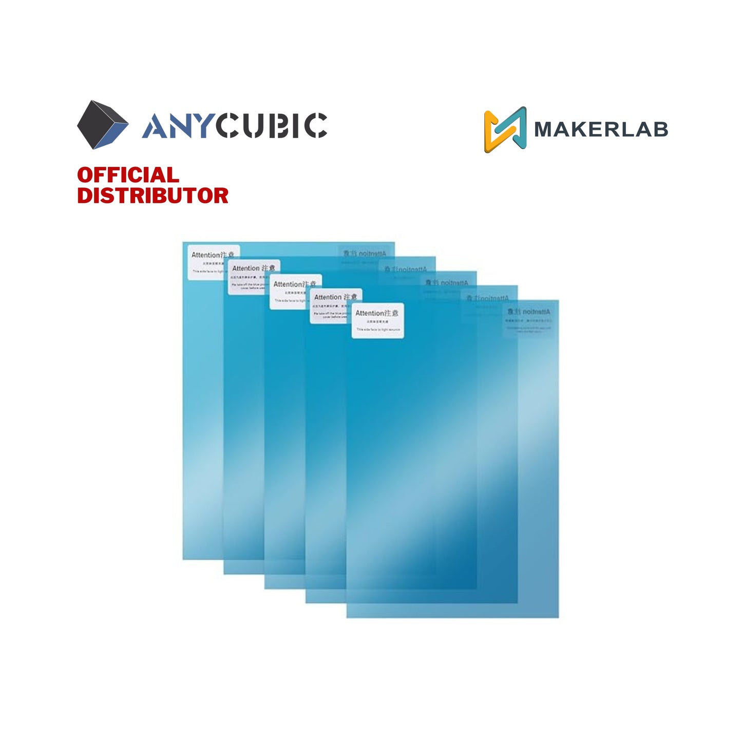 Anycubic FEP Film For Photon Mono M5S Pro/M7 Pro-5 Pack
