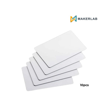 10pcs Coated 13.56mhz RFID/NFC Card 1kb with Film for Printing