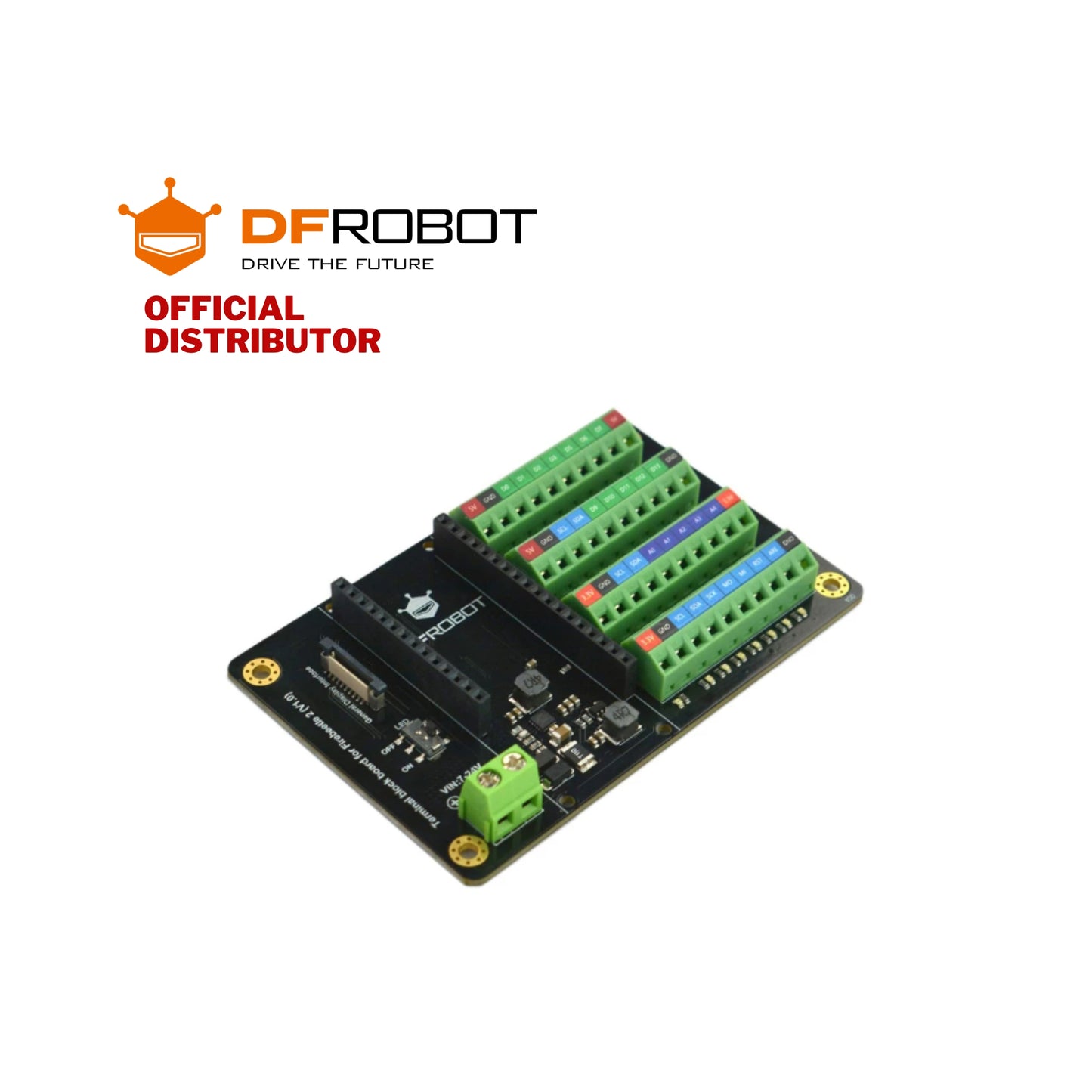 Terminal Block Board for FireBeetle 2 ESP32-E IoT Microcontroller