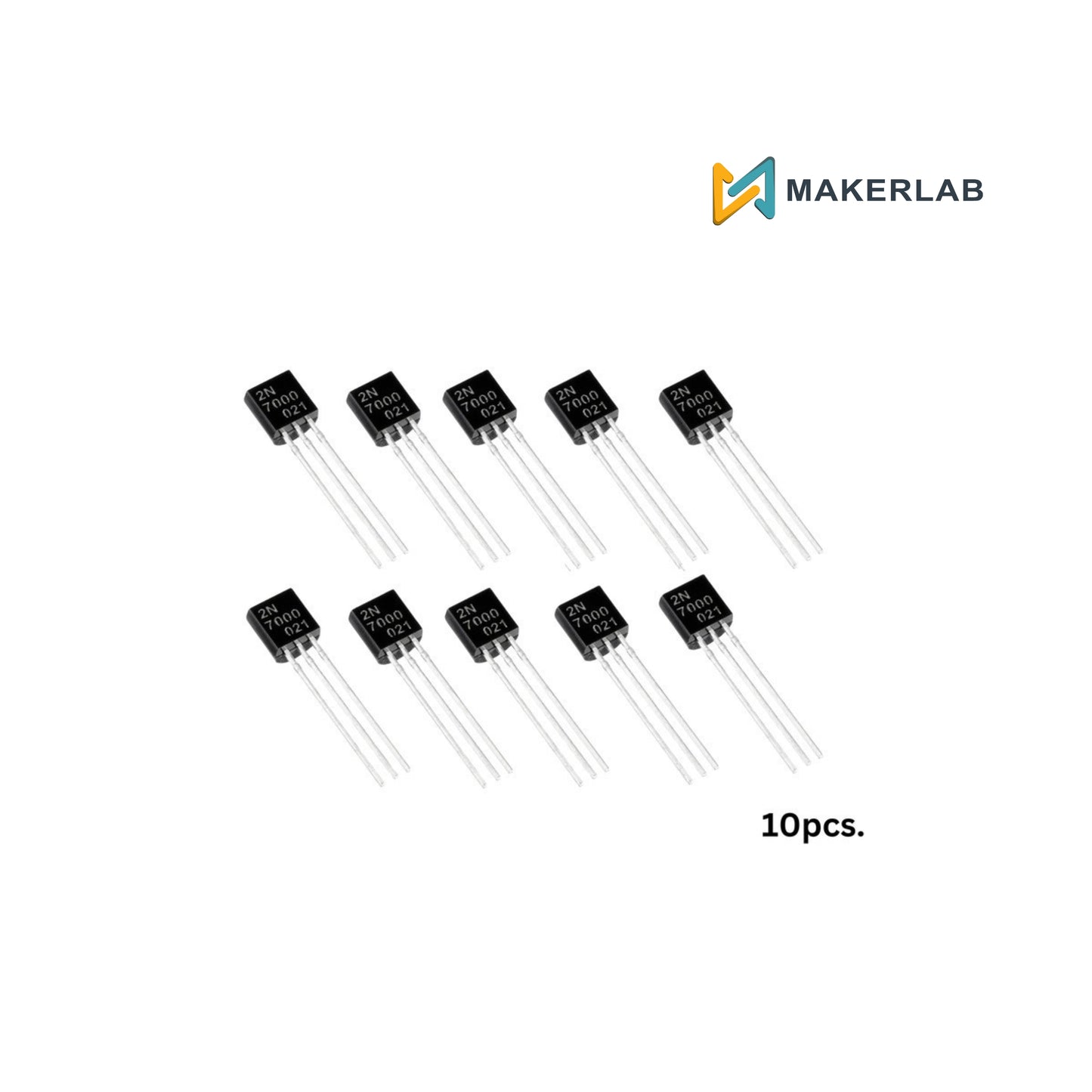 10pcs 2N7000 Transistor