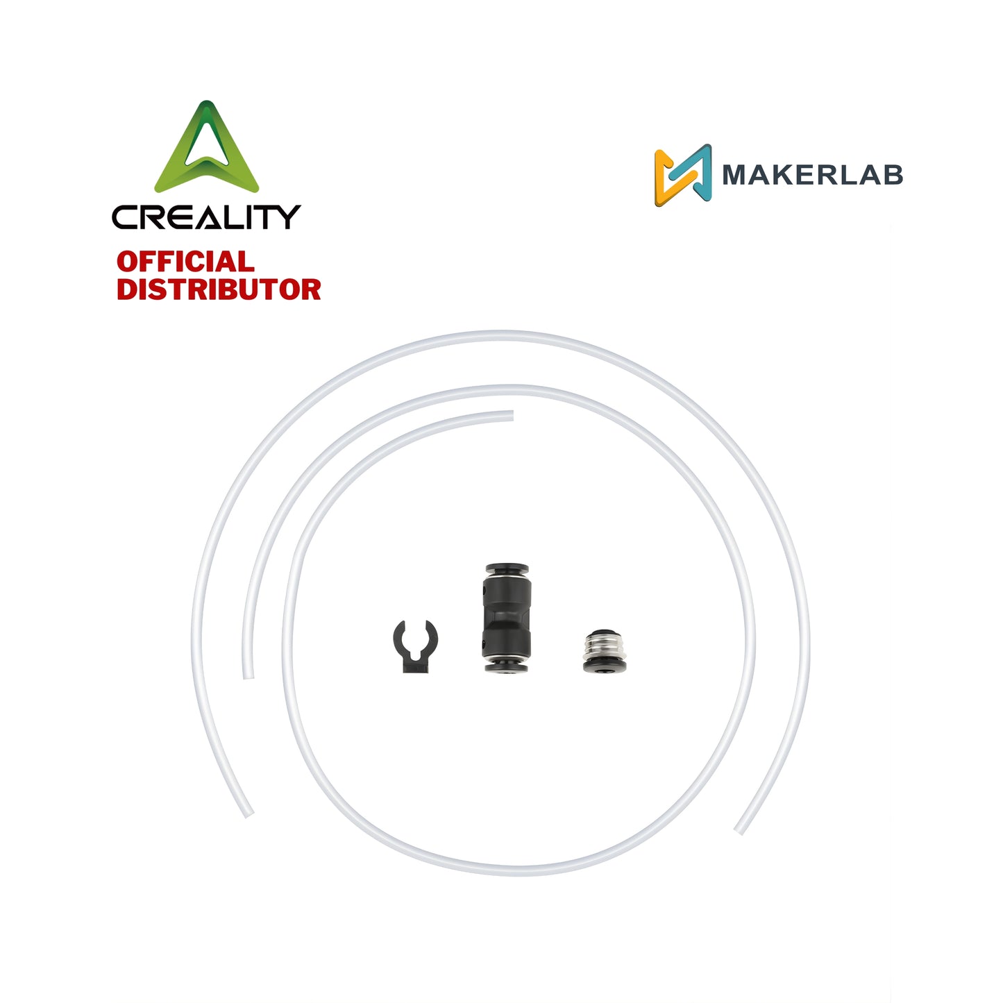 Creality Ptfe Tube + Tube Connector For K2/K2 Pro 3D Printer