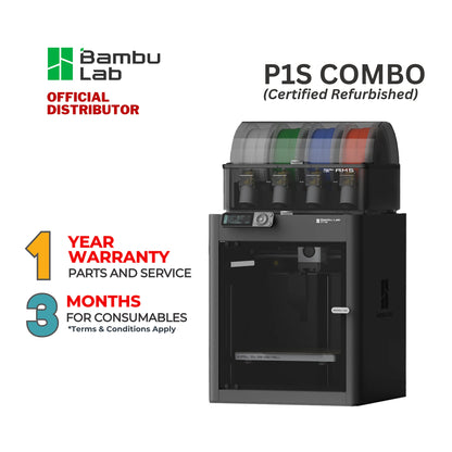 Bambu Lab Certified Refurbished P1S | P1S Combo with AMS