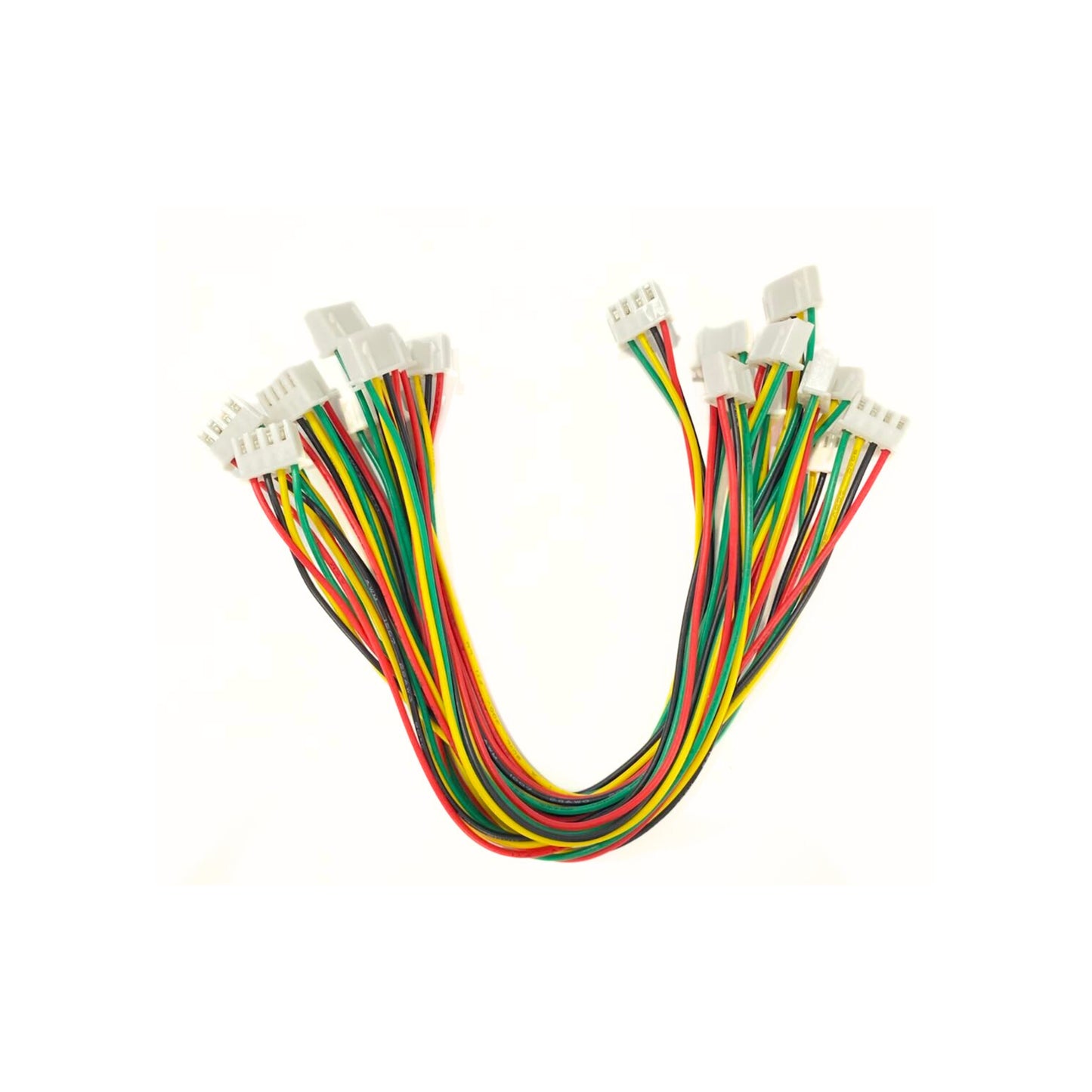10pcs 4-Pin JST XH Female Connector Cable Double Ended 200mm