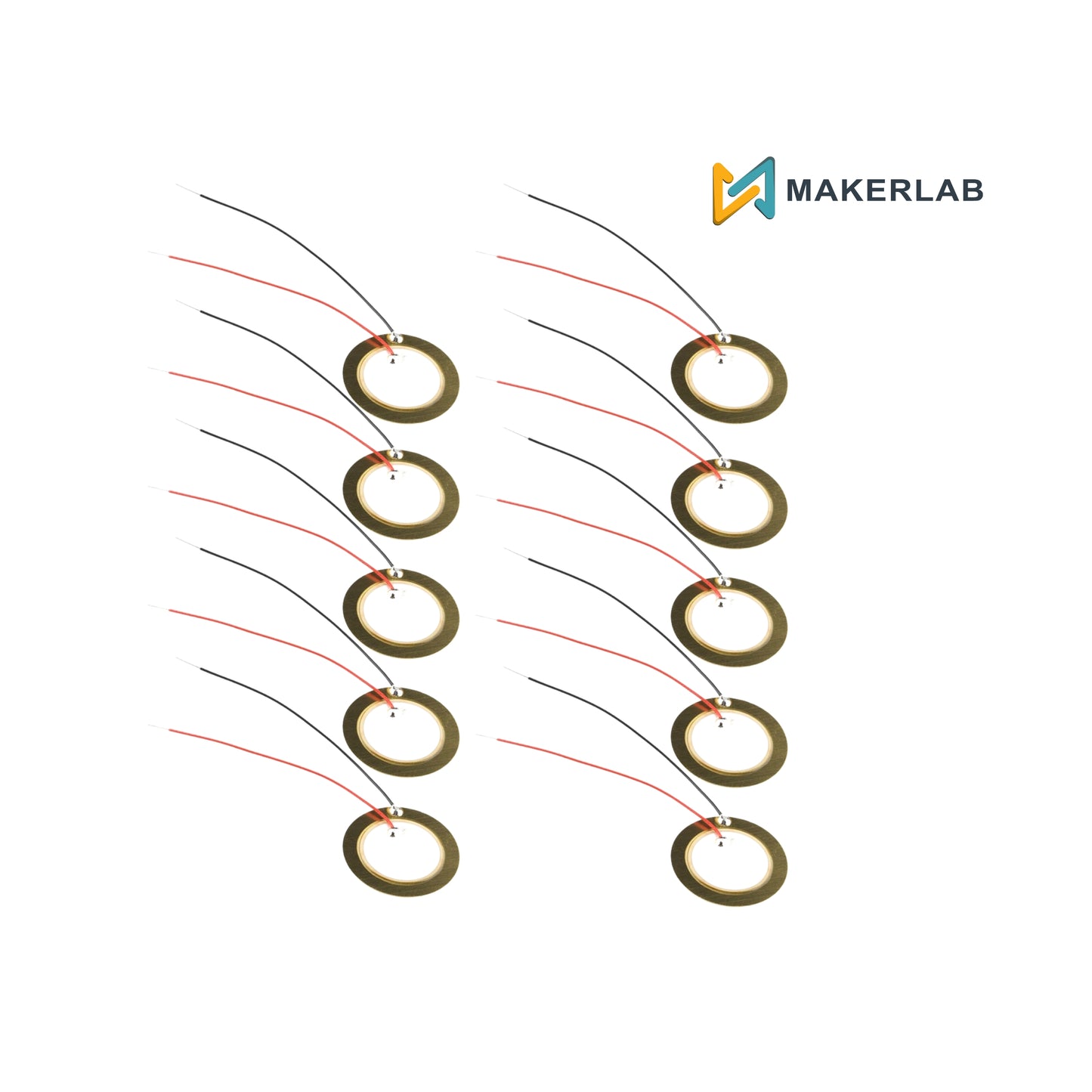 10pcs 20mm Piezo Transducer