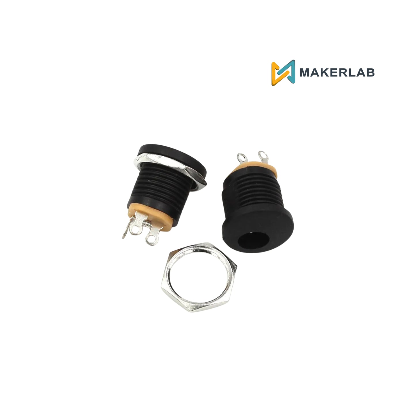 5pcs DC-022 with Nut Female DC Power Crown Jack 5.5*2.1mm