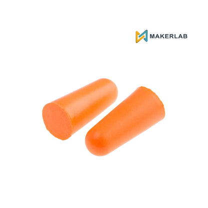 1 Pair Orange Uncorded Ear Plugs (38dB Rated)