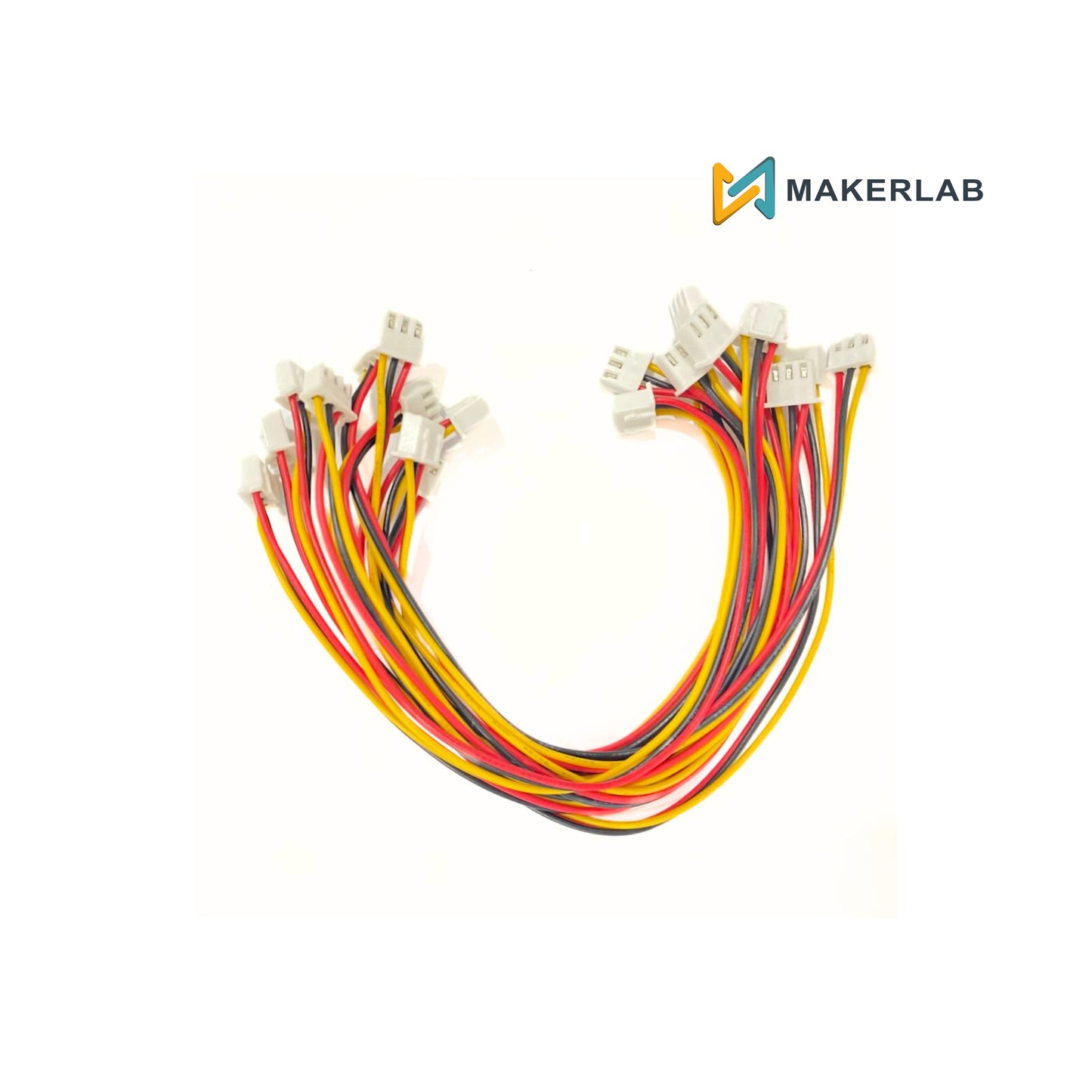10pcs 3-Pin JST XH Female Connector Cable Double Ended 200mm