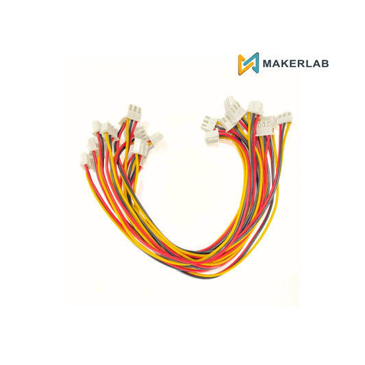 10pcs 3-Pin JST XH Female Connector Cable Double Ended 200mm