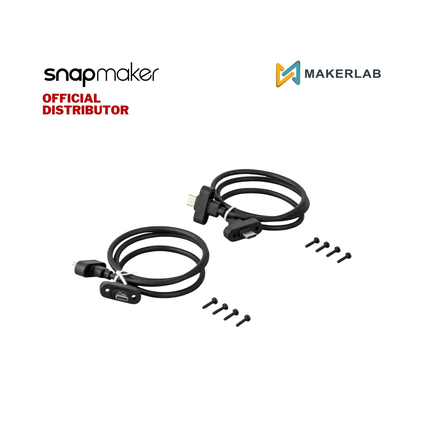 Snapmaker Toolhead USB Cable 2-Pack for U1