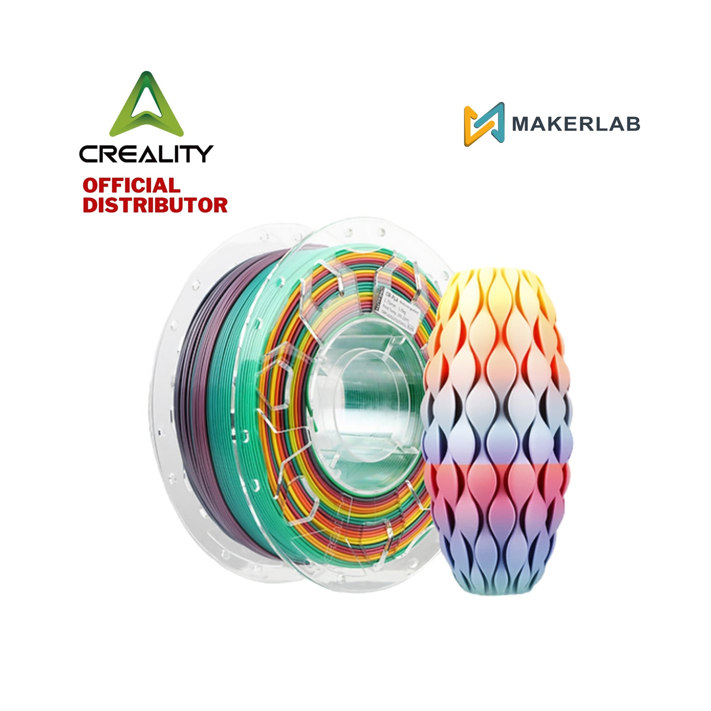 Creality CR-PLA Rainbow Multicolor Gradient Filament