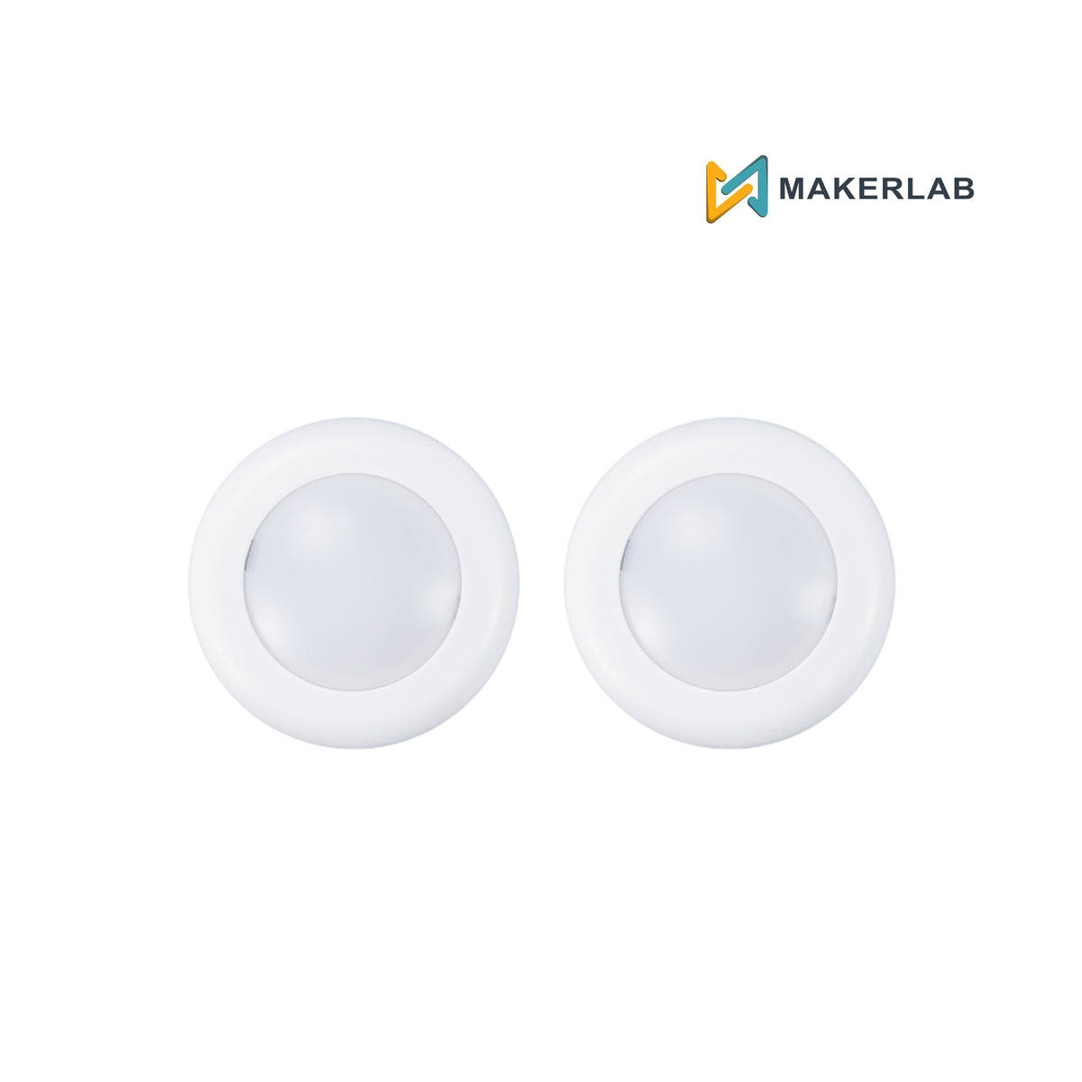 Remote Controlled 16-color RGBW Puck Lights(2pcs)-KC007