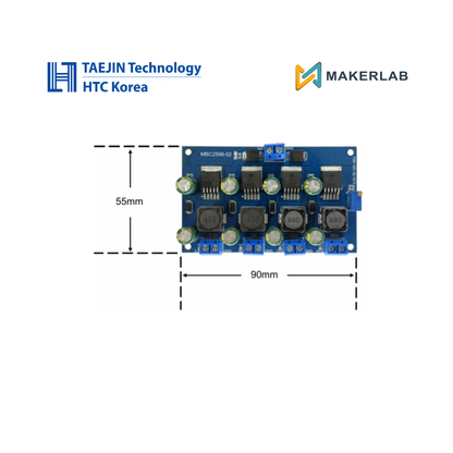 Taejin 4 Channel Step-Down Converter Module