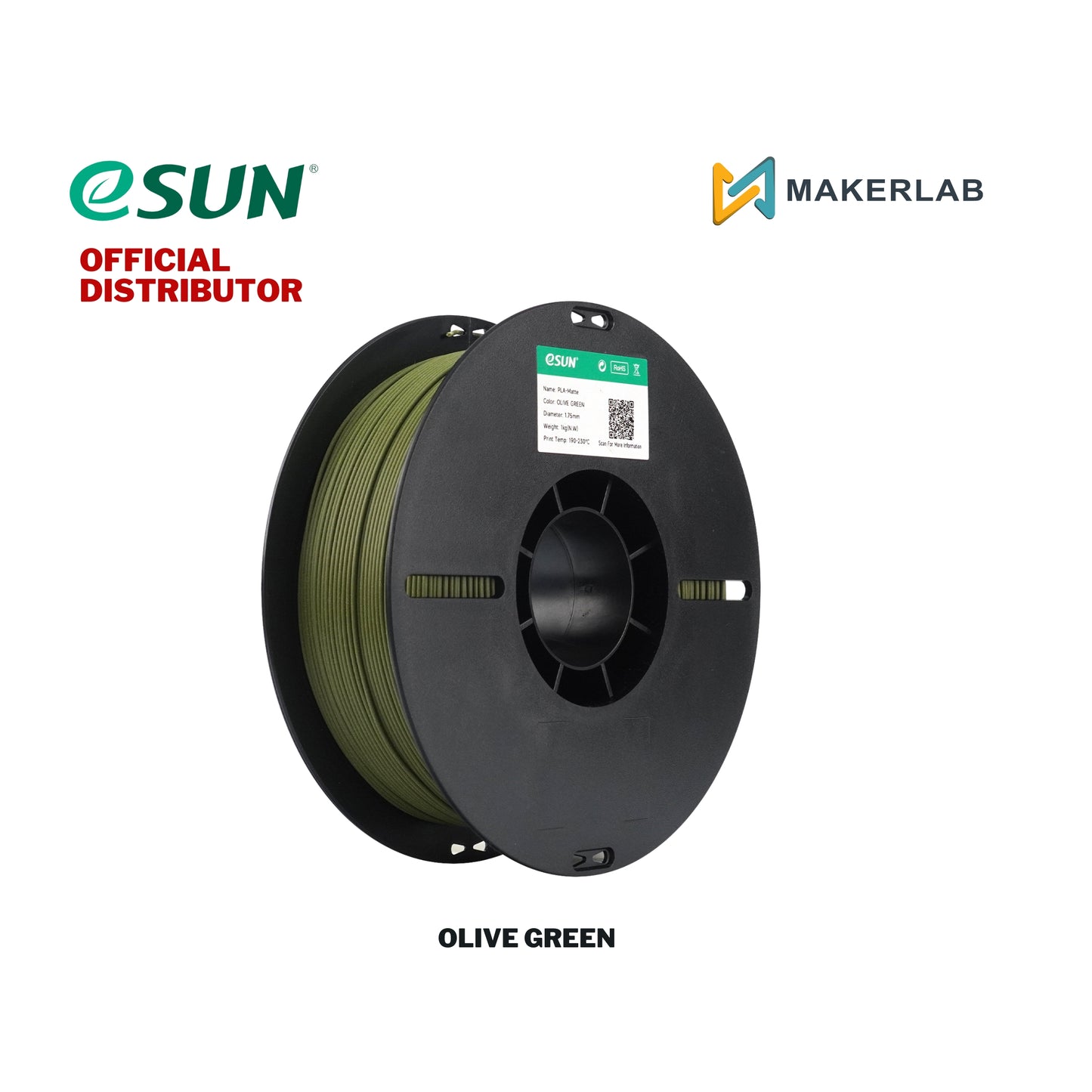 eSUN PLA Matte 3D Printer Filament