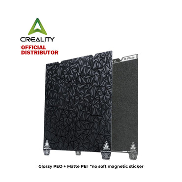 Creality K1 Max 3D Printer Dual-Sided Glossy PEO / PET + Matte PEI Printing Platform Board Kit (Without Soft Magnetic Sticker )