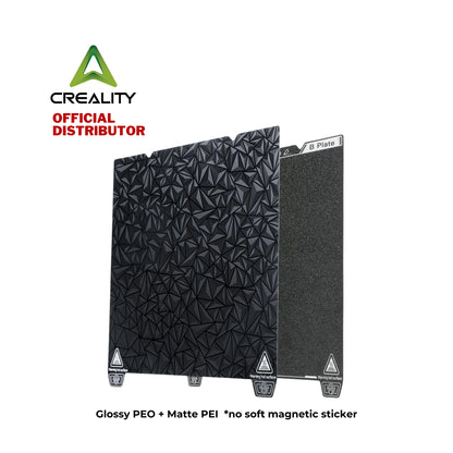 Creality K1 Max 3D Printer Dual-Sided Glossy PEO / PET + Matte PEI Printing Platform Board Kit (Without Soft Magnetic Sticker )