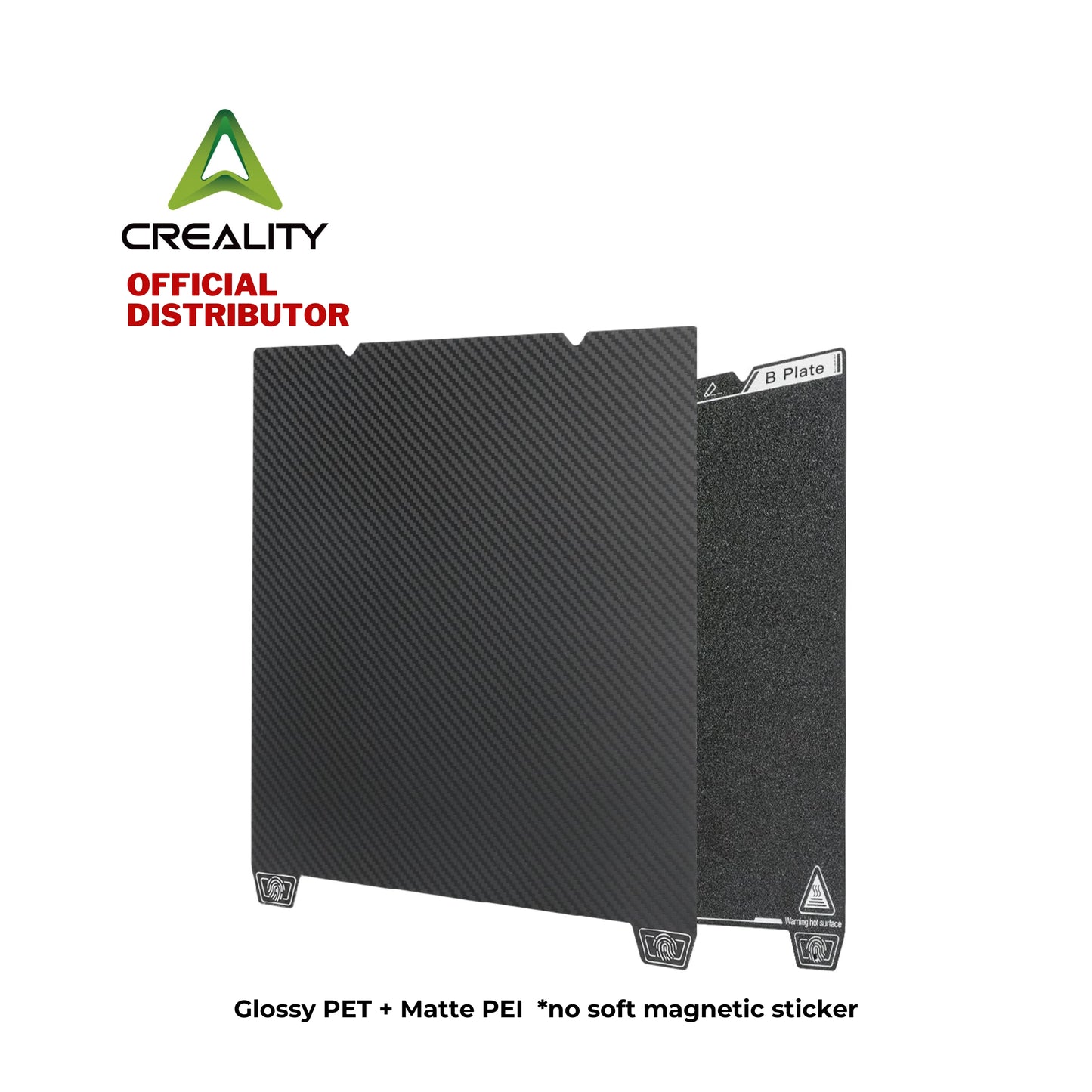 Creality K1 Max 3D Printer Dual-Sided Glossy PEO / PET + Matte PEI Printing Platform Board Kit (Without Soft Magnetic Sticker )