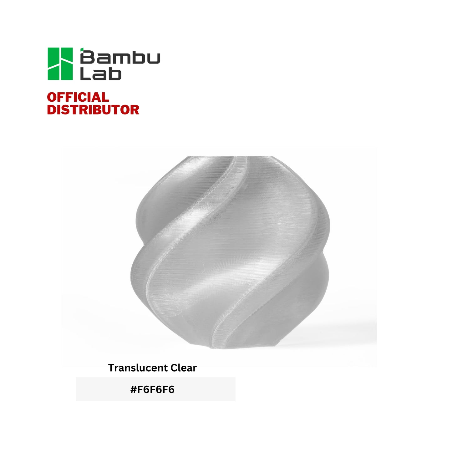 Bambu Lab PETG Translucent Refill Filament