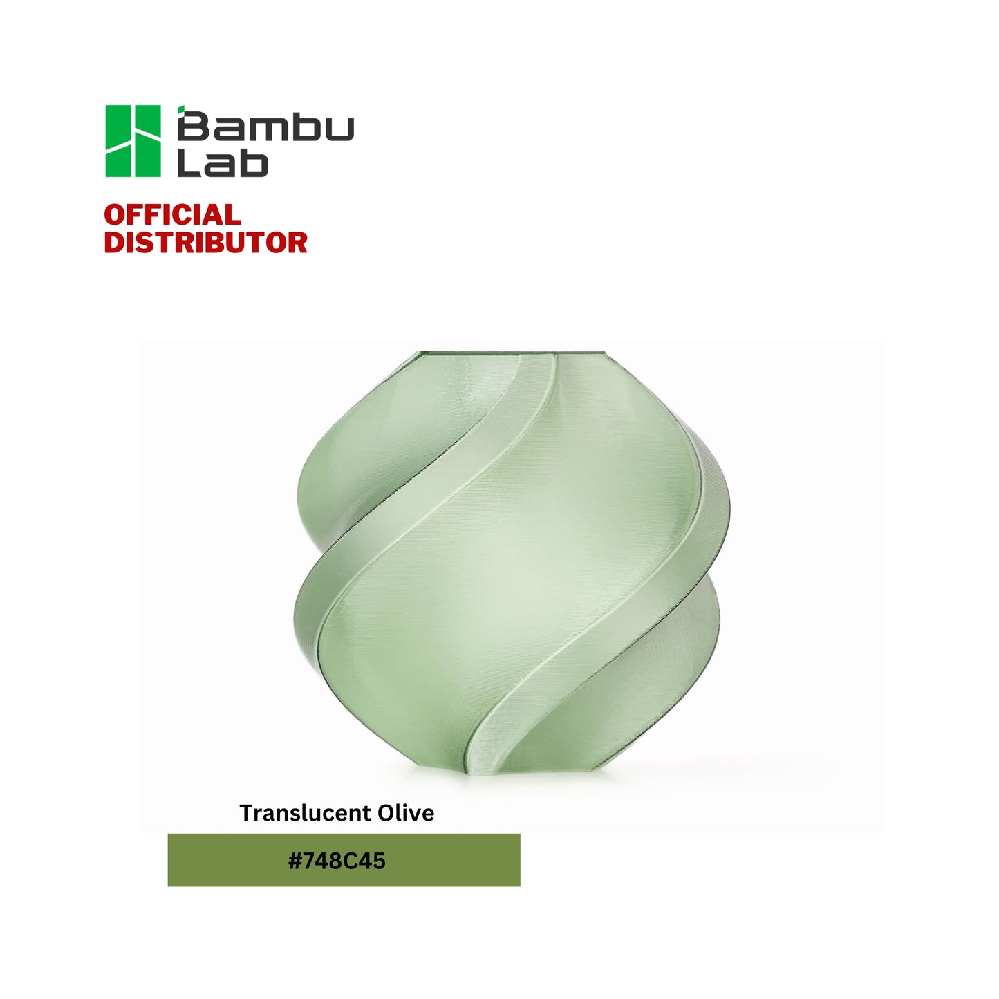 Bambu Lab PETG Translucent Refill Filament