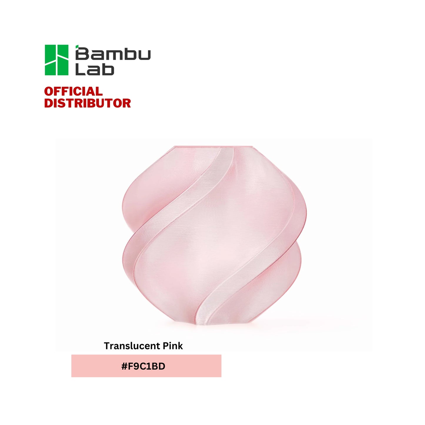 Bambu Lab PETG Translucent Refill Filament