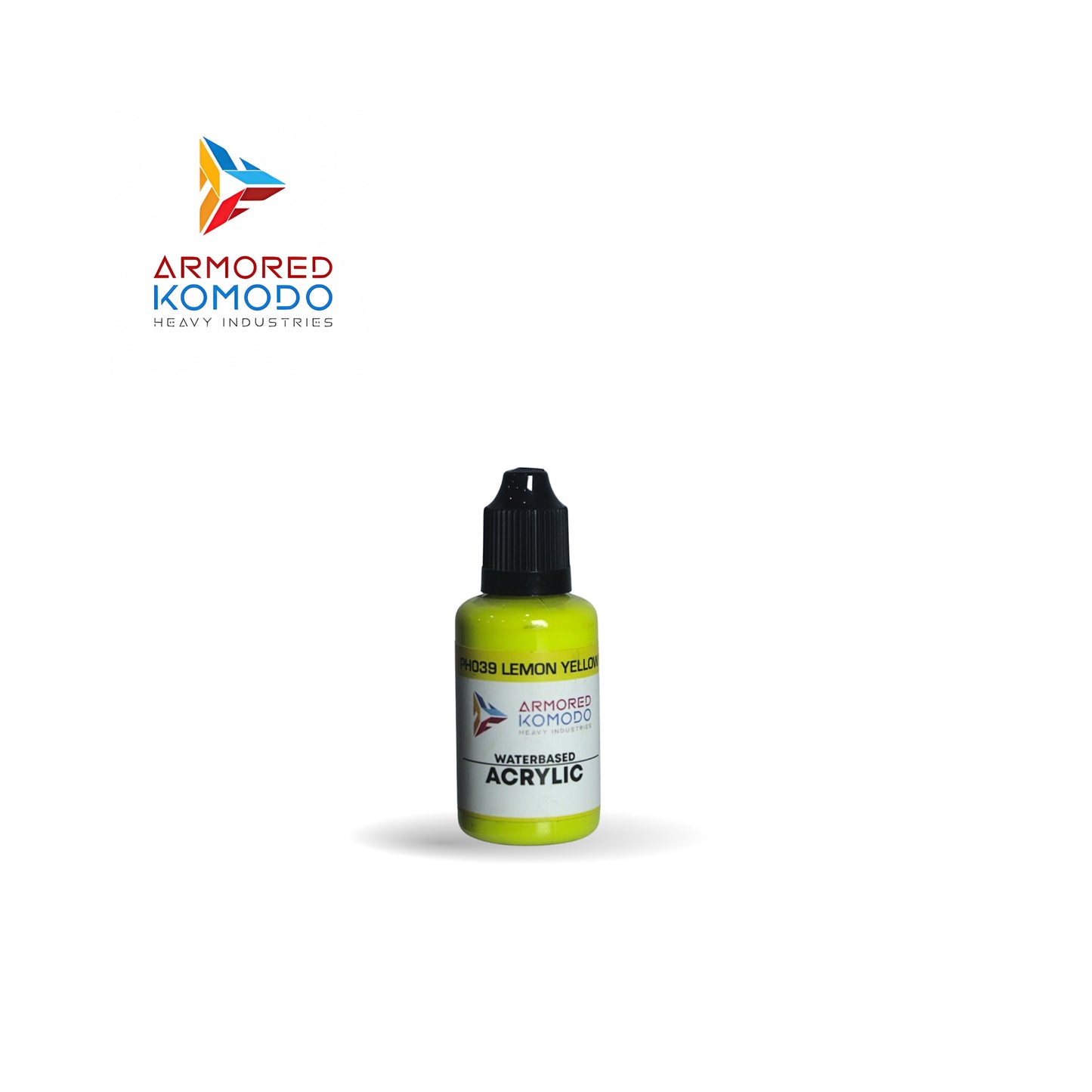 Arkom Waterbased Acrylic Lemon Yellow 30 ml PH039