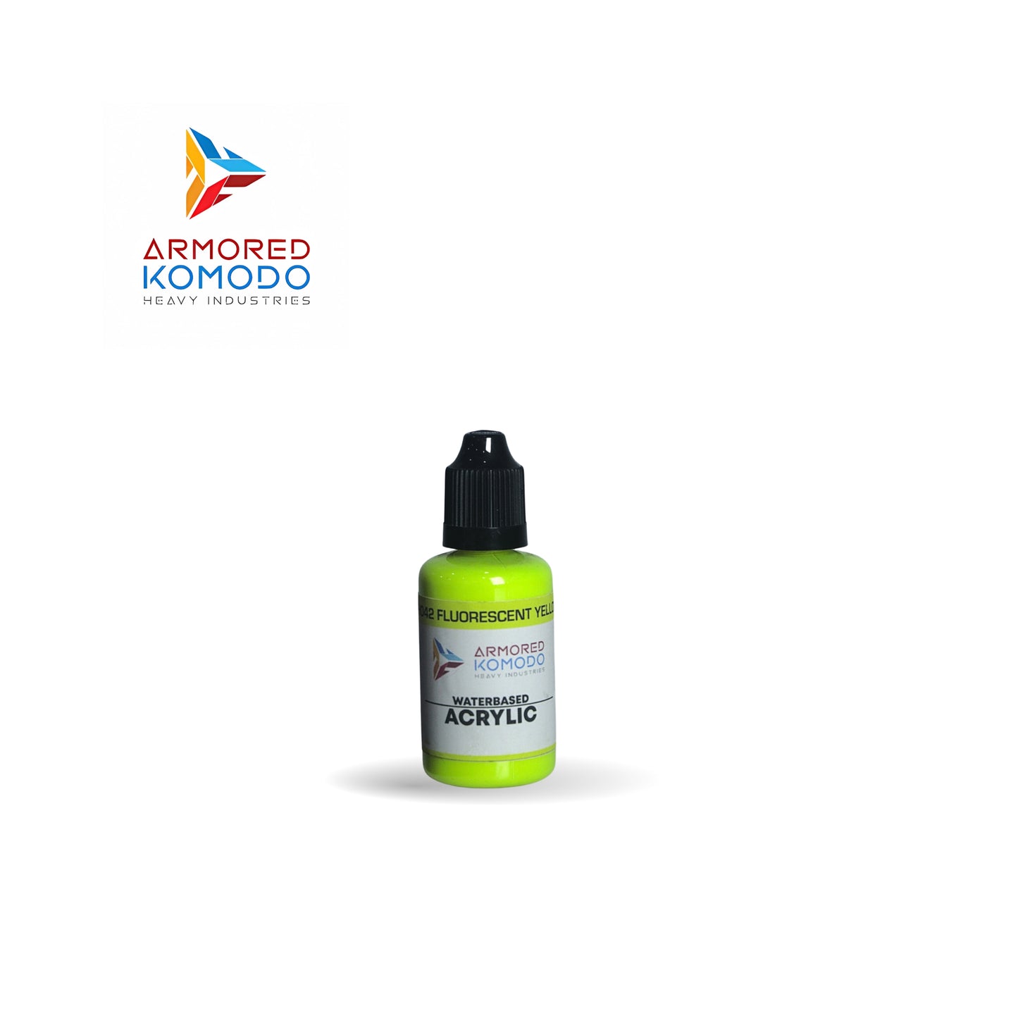 Arkom Waterbased Acrylic Fluorescent Yellow 30 ml PH042