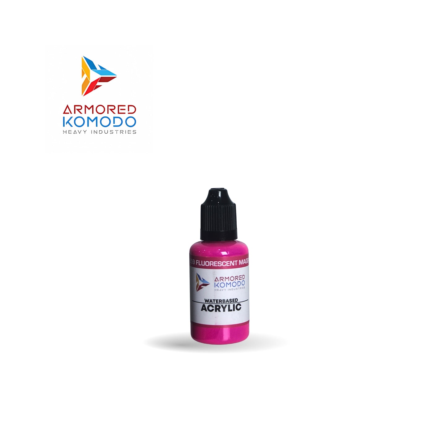 Arkom Waterbased Acrylic Fluorescent Magenta 30 ml PH059