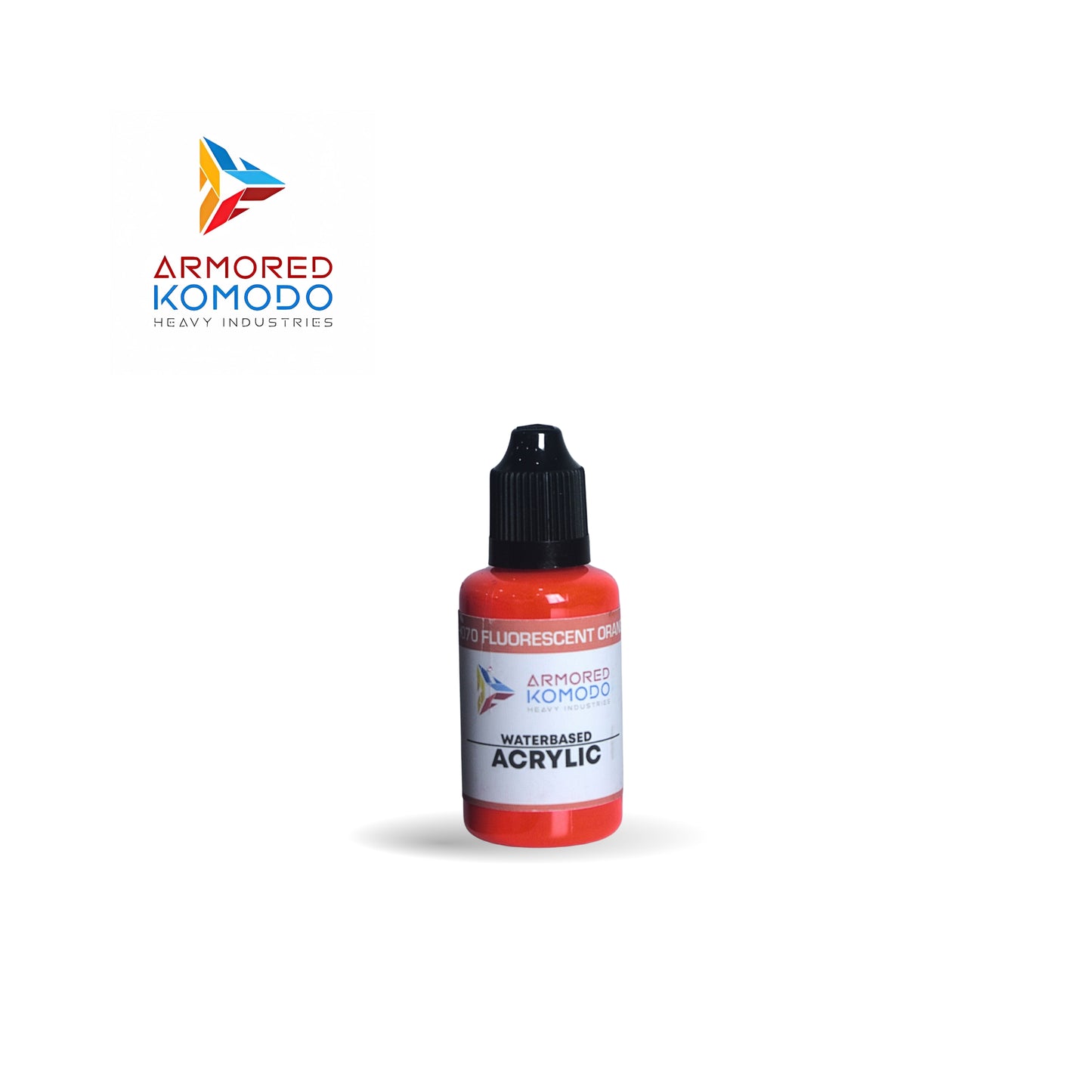 Arkom Waterbased Acrylic Fluorescent Orange 30 ml PH070