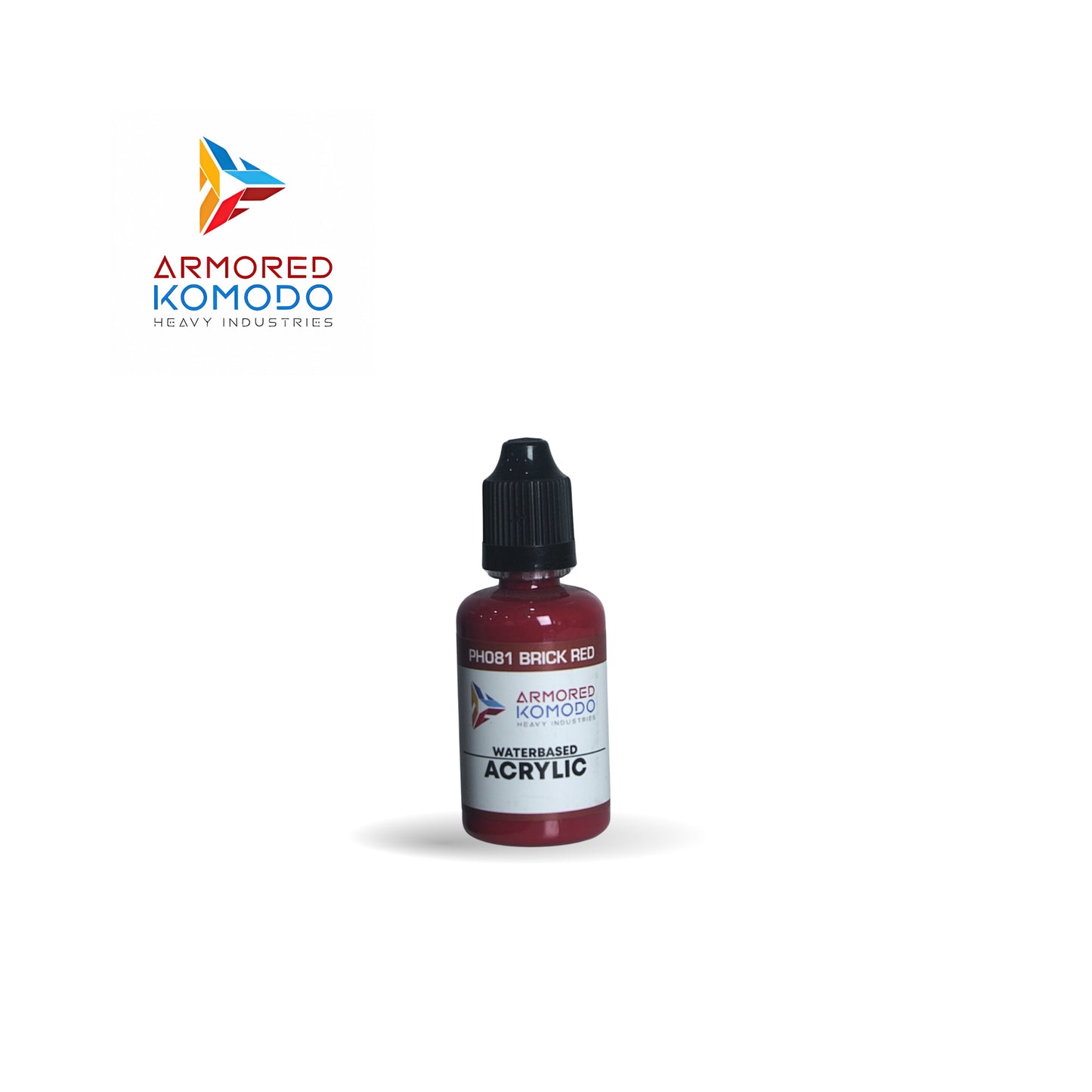 Arkom Waterbased Acrylic Brick Red 30 ml PH081