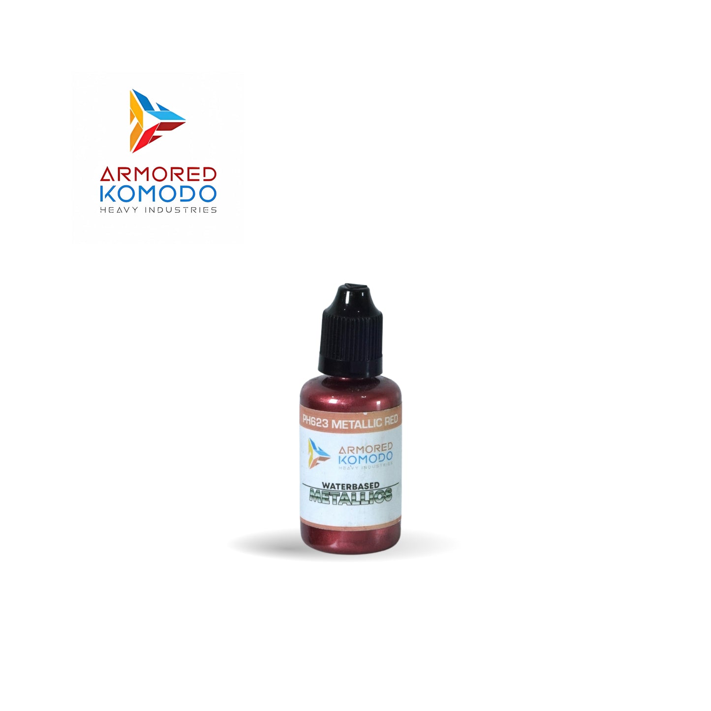 Arkom Waterbased Acrylic Metallic Red 30 ml PH623
