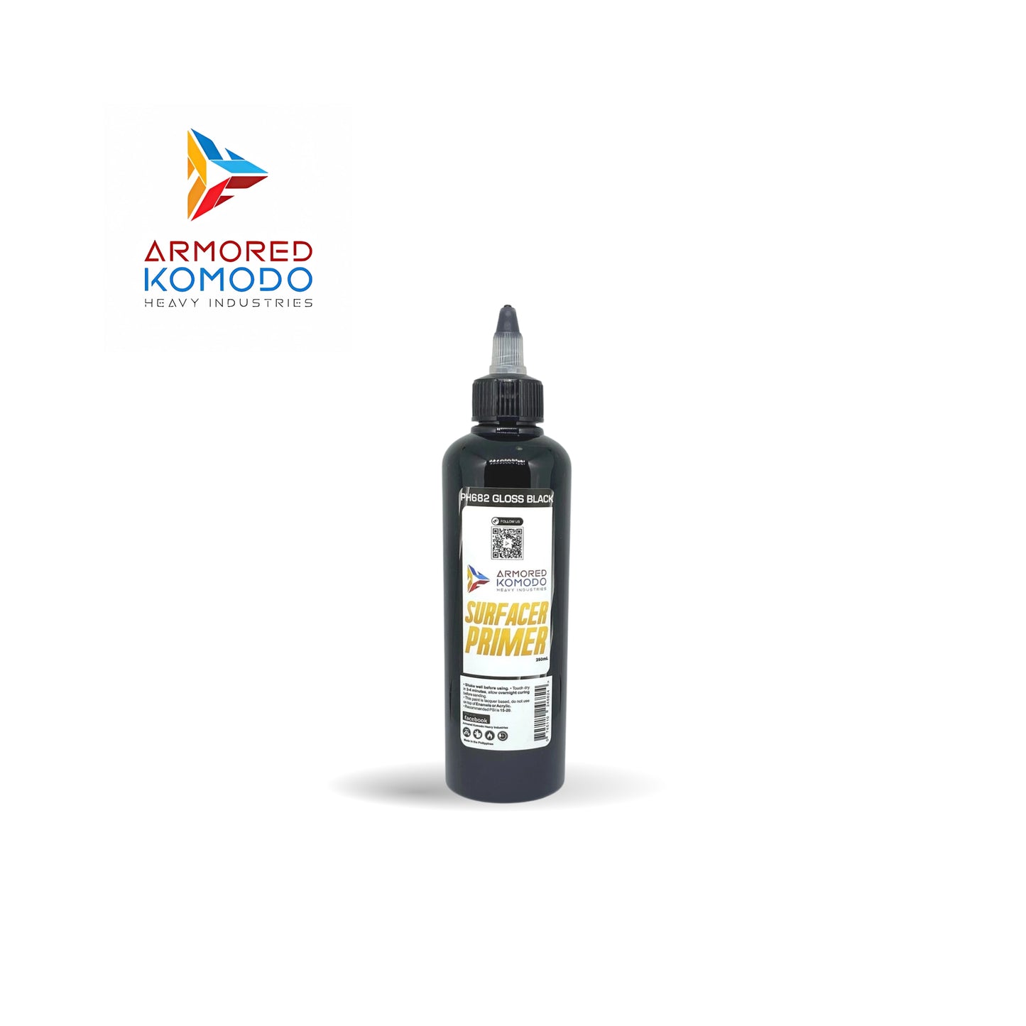 Arkom Lacquer Primer Gloss Black Big 250ml PH682