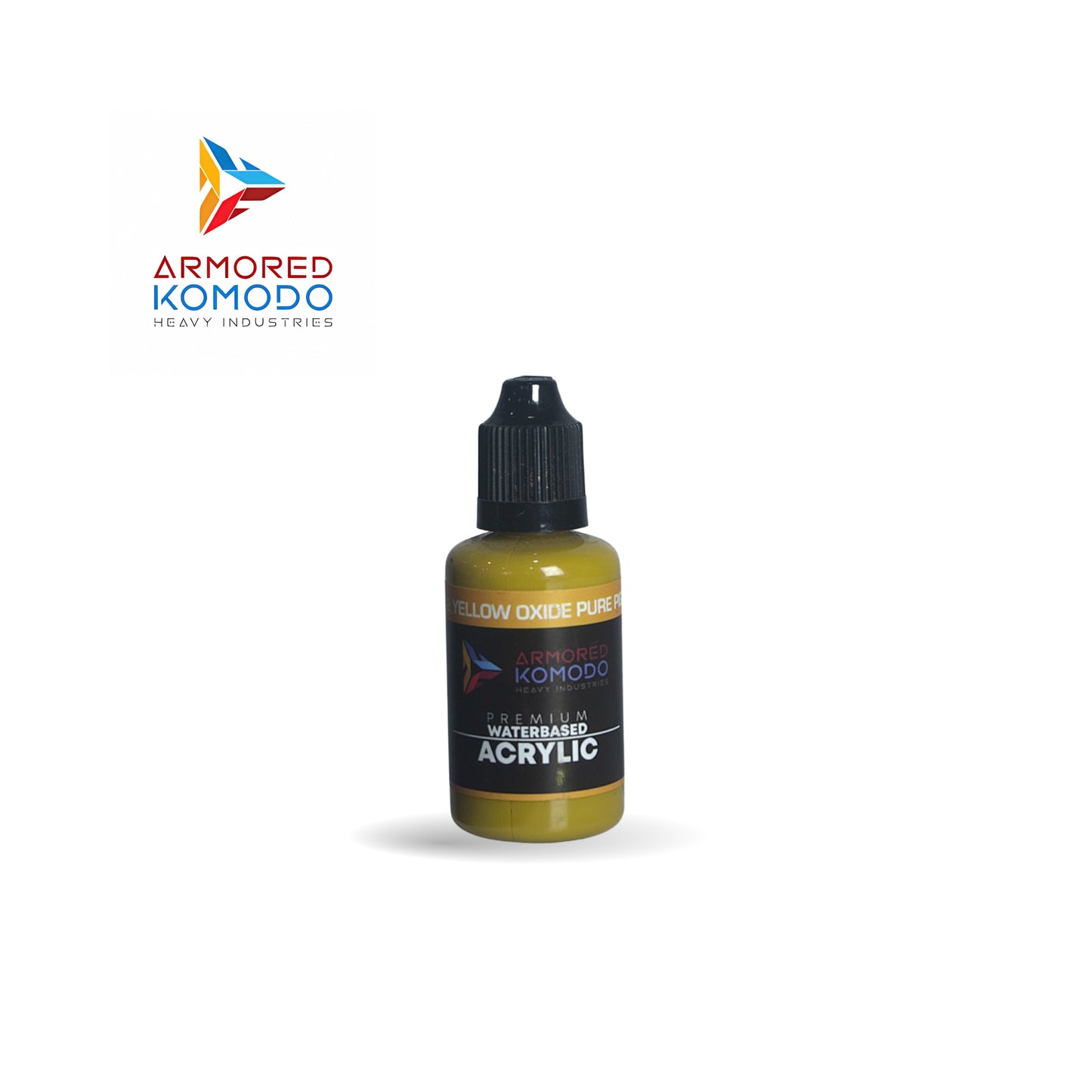 Arkom Waterbased Acrylic PY42 Yellow Oxide Pure Pigment 30 ml PH741
