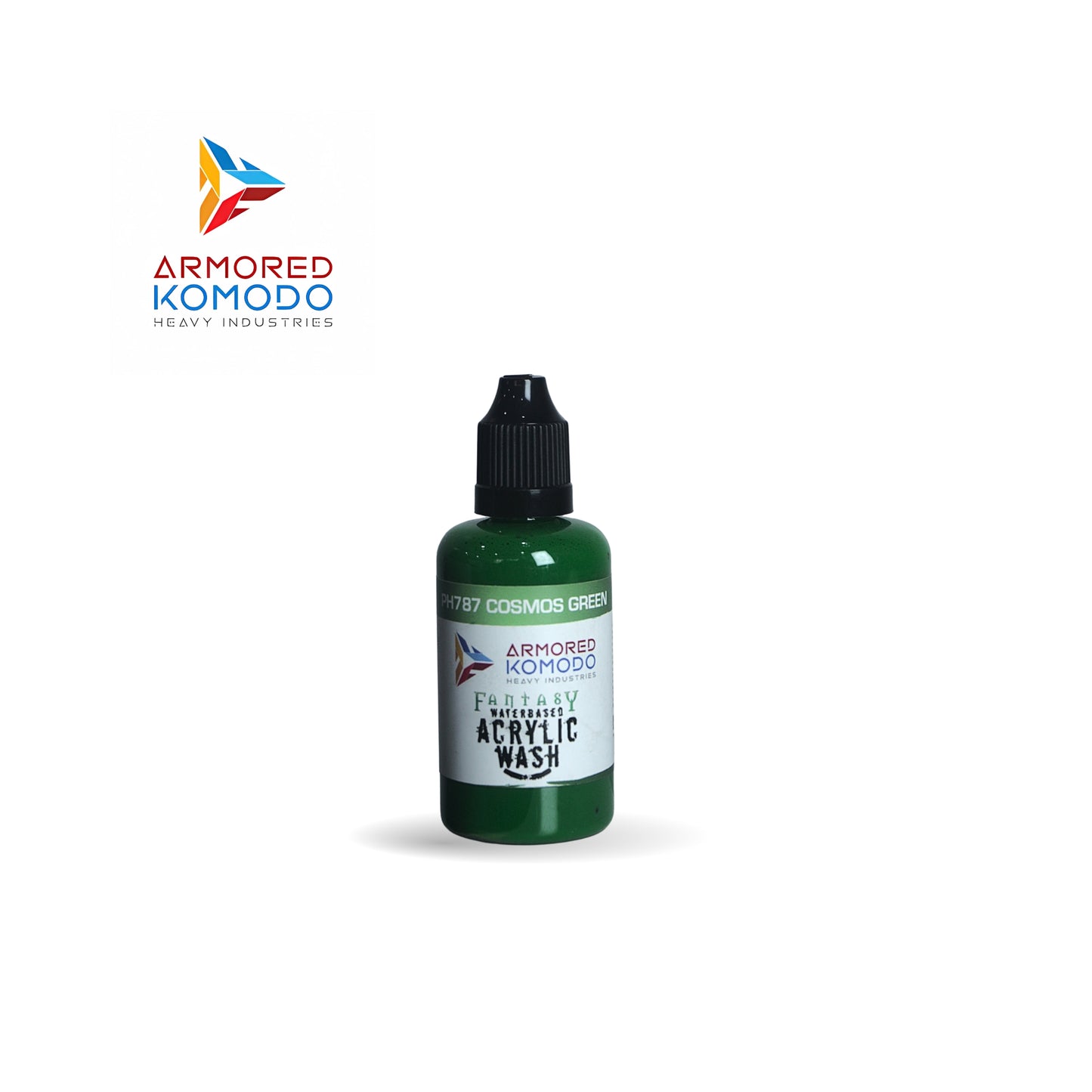 Arkom Waterbased Acrylic Cosmos Green Fantasy Wash 50ml PH787
