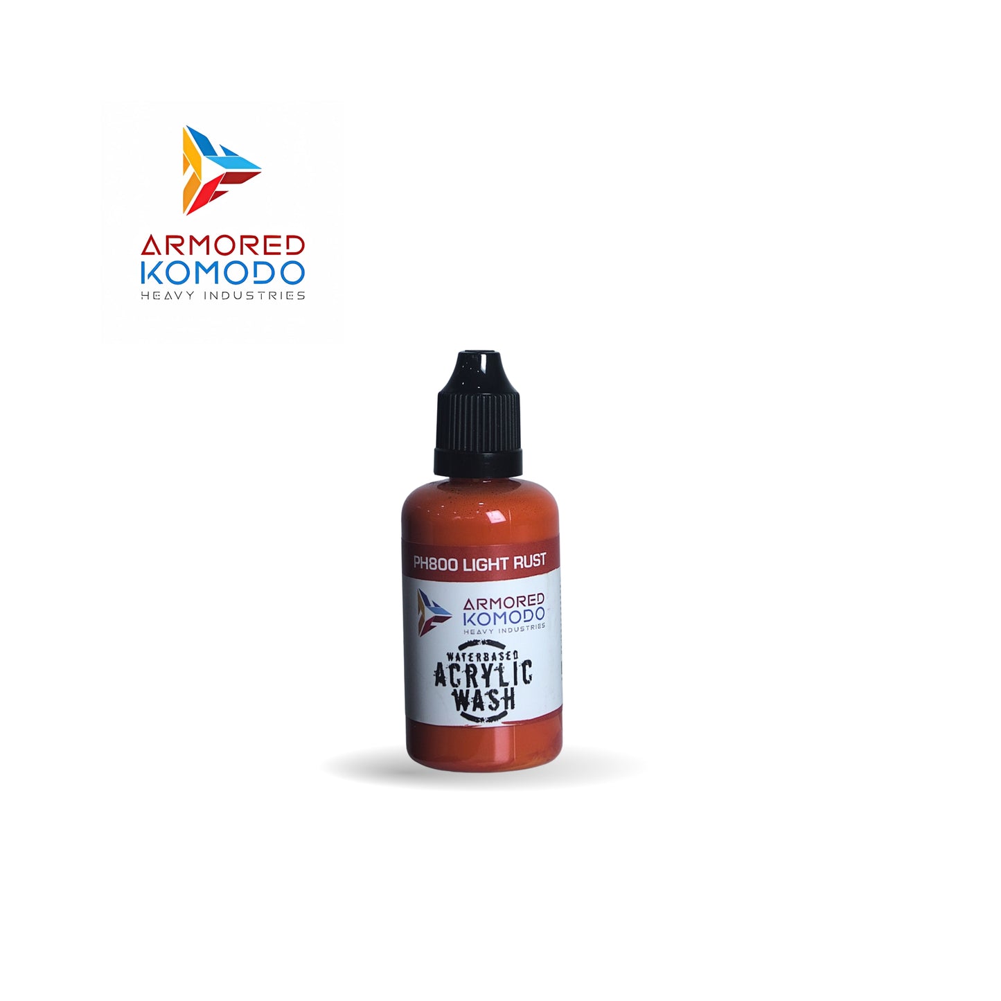 Arkom Waterbased Acrylic Light Rust Regular Wash 50ml PH800