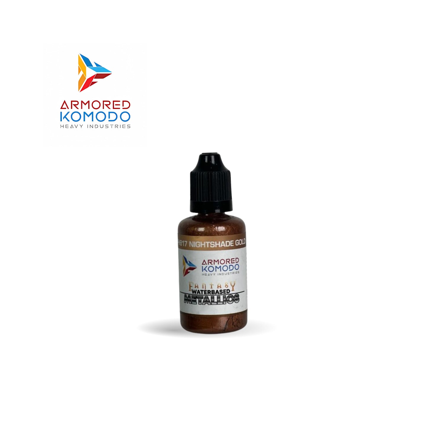 Arkom Waterbased Acrylic Nightshade Gold Fantasy Metallics 30 ml PH817