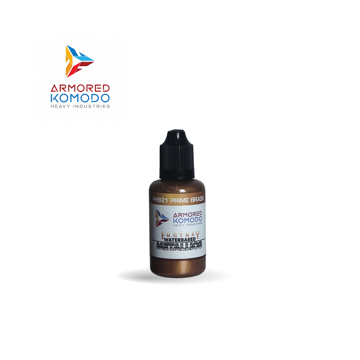 Arkom Waterbased Acrylic Prime Brass Fantasy Metallics 30 ml PH821