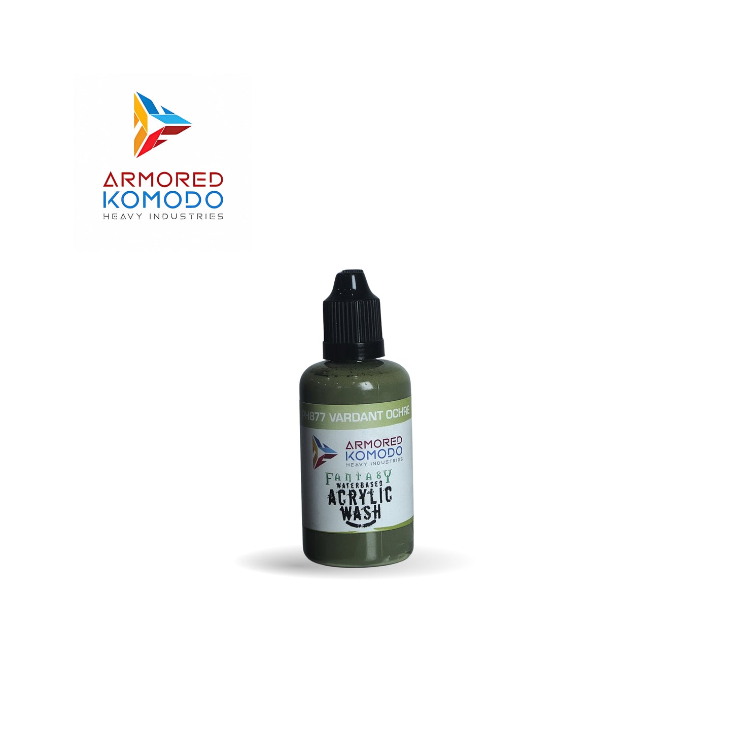 Arkom Waterbased Acrylic Vardant Ochre Fantasy Wash 50ml PH877