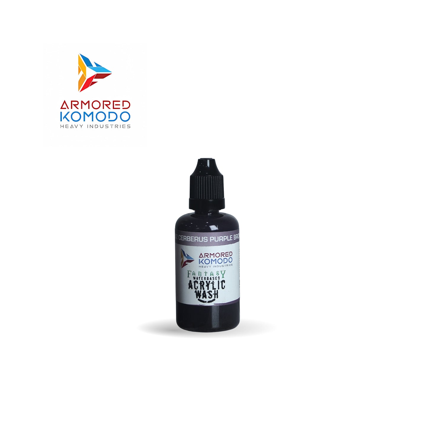 Arkom Waterbased Acrylic Cerberus Purple Brown Fantasy Wash 50ml PH882