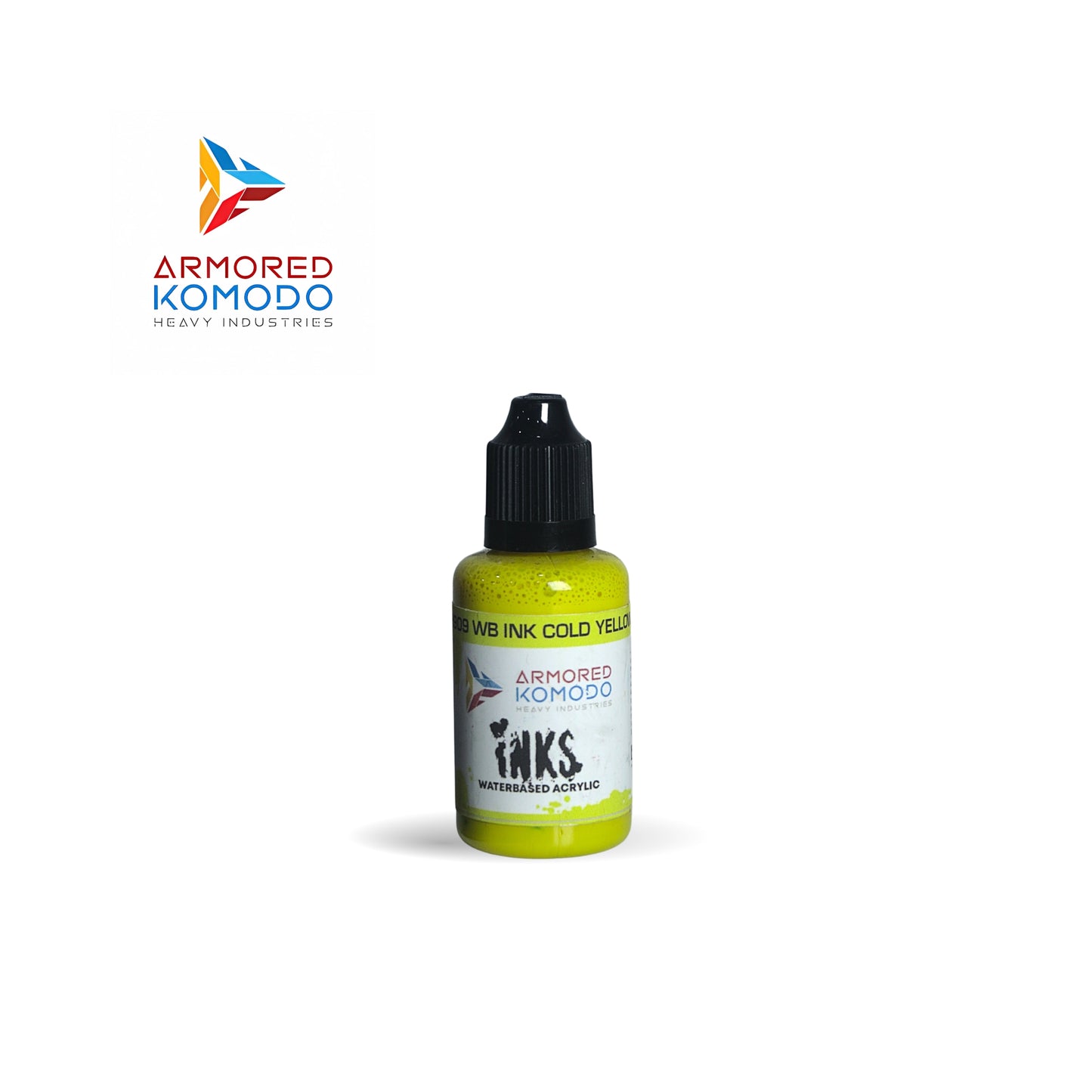 Arkom Waterbased Acrylic Ink Cold Yellow 30 ml PH909