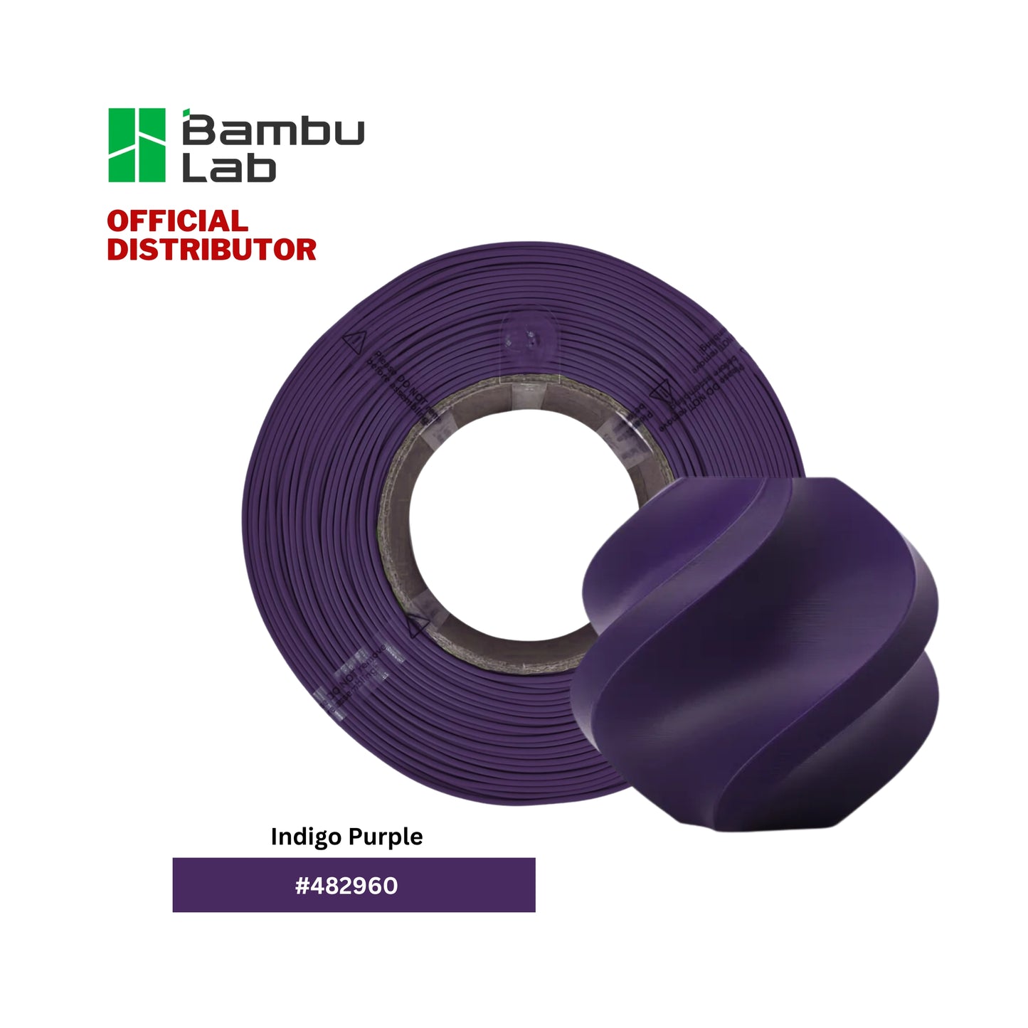 Bambu Lab PLA Basic Refill Filament