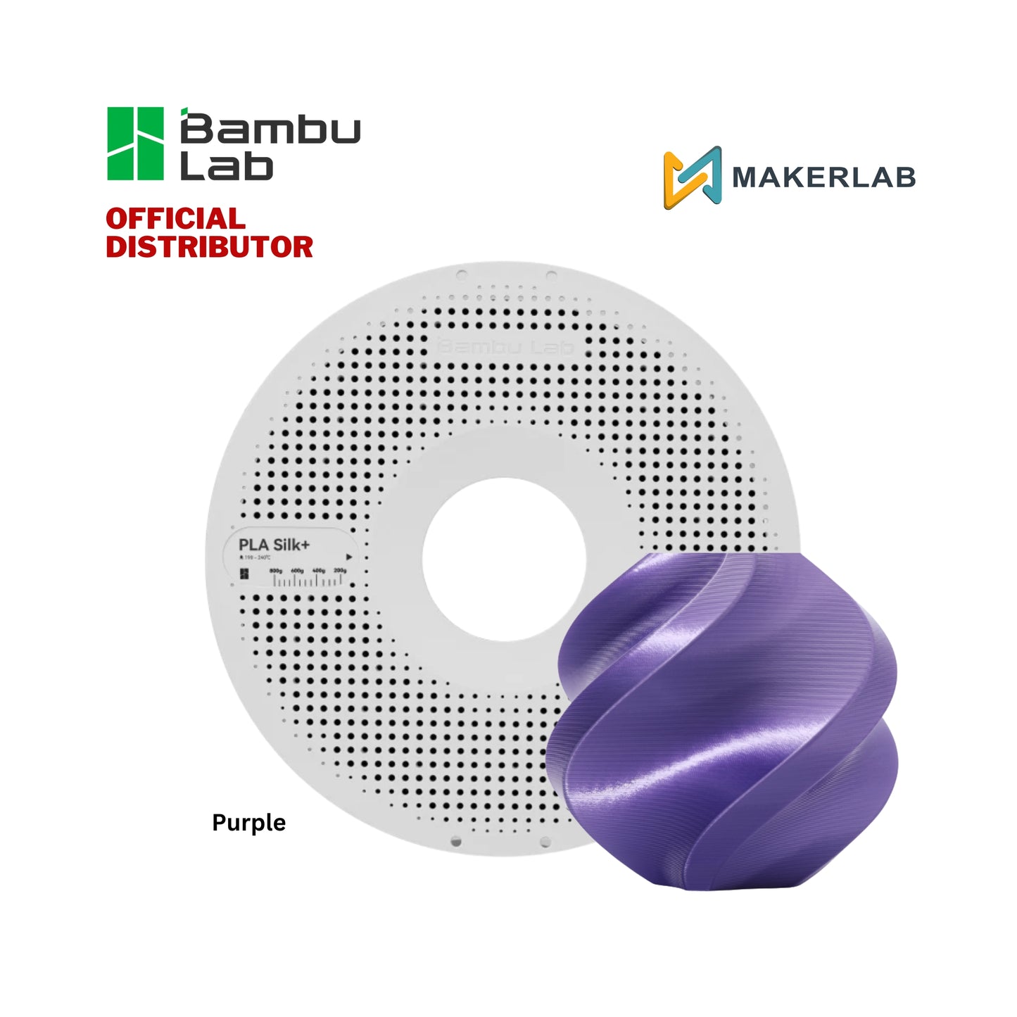 Bambu Lab PLA Silk+ Filament
